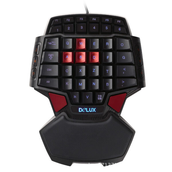 Professional single-hand lol game electronic competition keyboard palm dota mobile phone peripheral small keyboard - Image 2