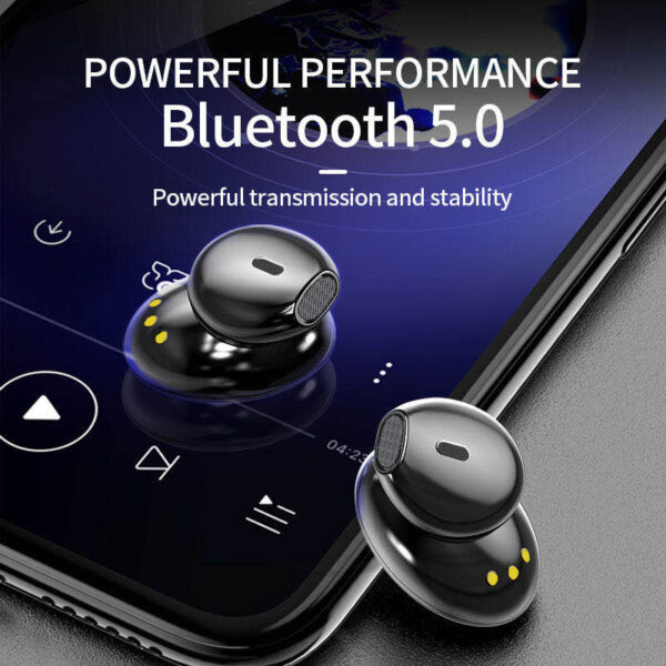 Bluetooth Earphone Earbuds Multi-Function HiFi 9D Wireless Earphones IPX7 Waterproof 3500mAh with Flashlight - Image 4