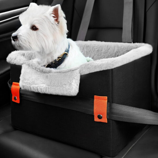 Portable Small Dog Car Seat Dog Booster Seat For Car With Clip-On Safety Leash Perfect For Small Pets Pet Products - Image 5