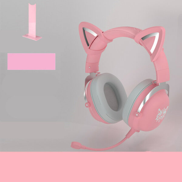 Head-mounted Gaming Gaming Cute Girls Wired Computer Headset - Image 9